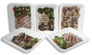 Meal Prep Vacuum Skin Packaging ILPRA Tray Sealer